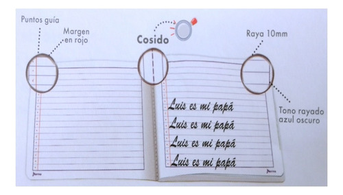 Norma Mi Primer Cuaderno Rayitas B 72 Hojas Rayadas 1 Mate
