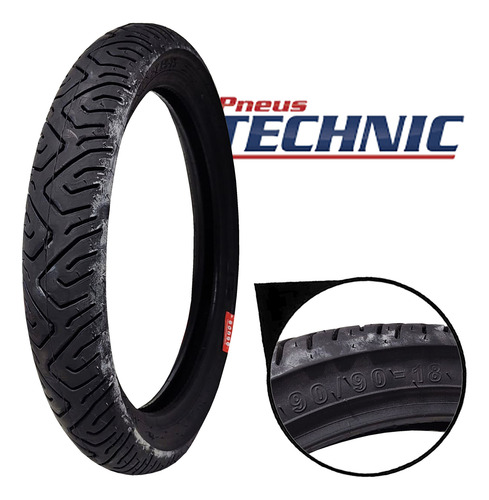 Pneu Traseiro Technic Sport 57p 90/90-18 Cbx 150 Aero