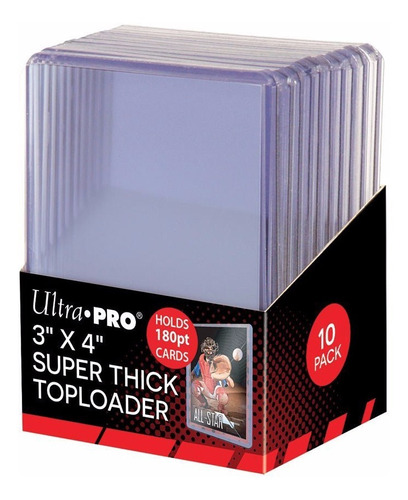 Micas Ultra Pro 3x4puLG Para Tarjetas Coleccionables 10pzs
