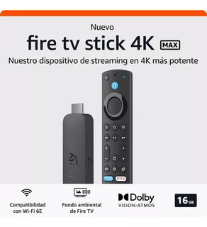 Dispositivo De Streaming Amazon Fire Tv Stick 4k Max 2 Gener