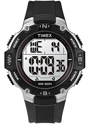 Timex Men's Dgtl Rugged 46mm Reloj Deportivo De Cuarzo Con C