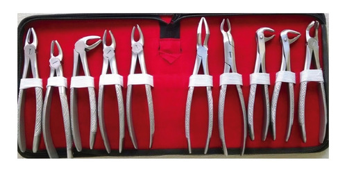 Forceps Para Odontologia Kit X 10 Importados 
