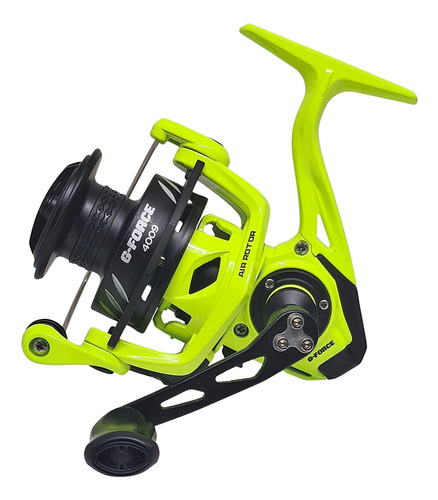 Imagen 2 de 7 de Reel Caster G-force 4009 Yellow 9 Rulemanes Edicion Limitada