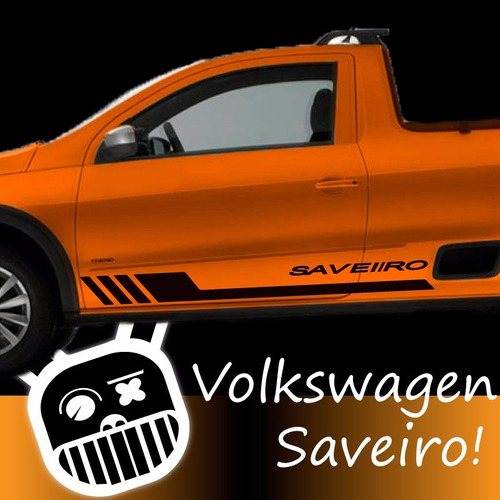 Calco Decorativa Lateral Lo- Line Volkswagen Saveiro!! V