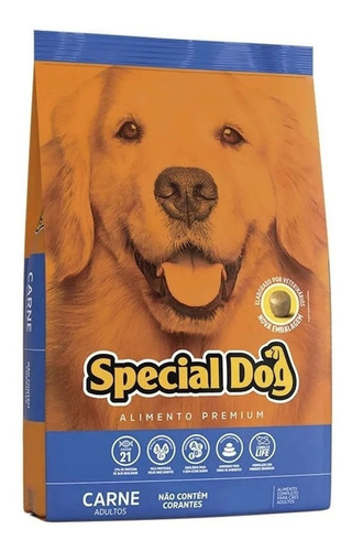 Alimento Special Dog Premium para cão adulto todos os tamanhos sabor carne em sacola de 20kg