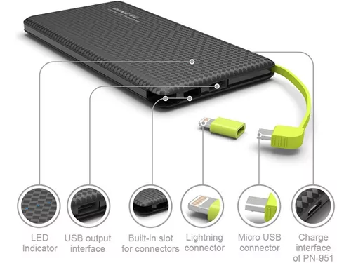 20,000mAh Power Bank Carga rápida