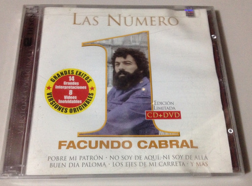 Facundo Cabral Las Numero 1 Cd + Dvd Nacional