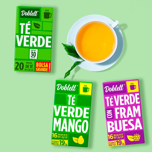 Té Doblett Verde Frambuesa