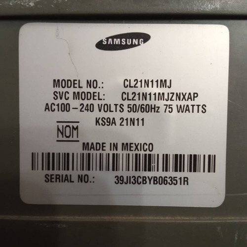 Imagen 2 de 3 de Tv Samsung Pantalla Plana