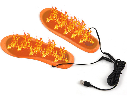Palmilhas De Sapatos Aquecidas Usb, Aquecimento Elétrico Rec