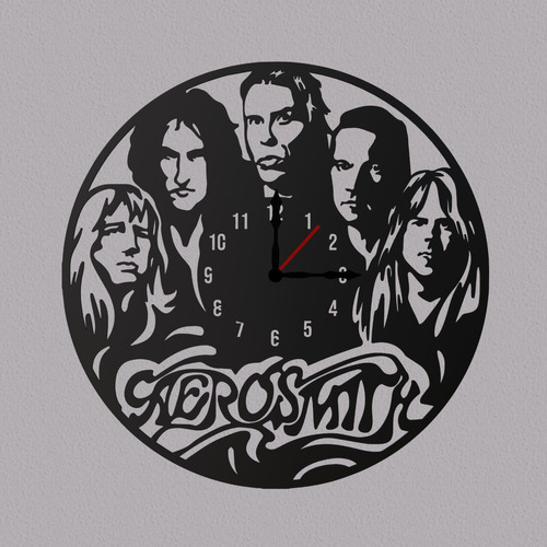 Reloj Aerosmith Rock Decorativo Estilo Disco De Vinilo Lp