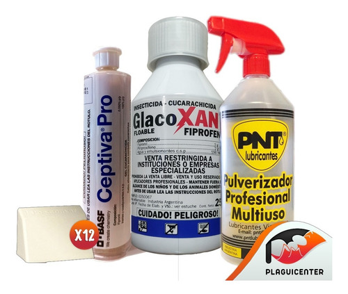 Kit Control Cucaracha Germanica Alemana Fiprofeno Ceptiva