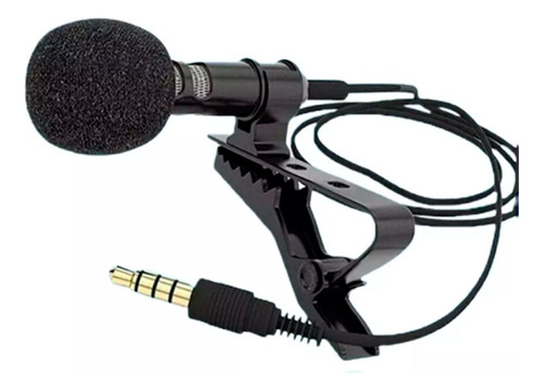 Microfono De Solapa Laptop Celular Jack 3.5mm Tripolar 1.5m