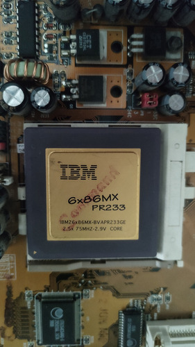 Mother Retro Socket 7 Ibm Pr233 64mb Dorado Oscuro (Usado)