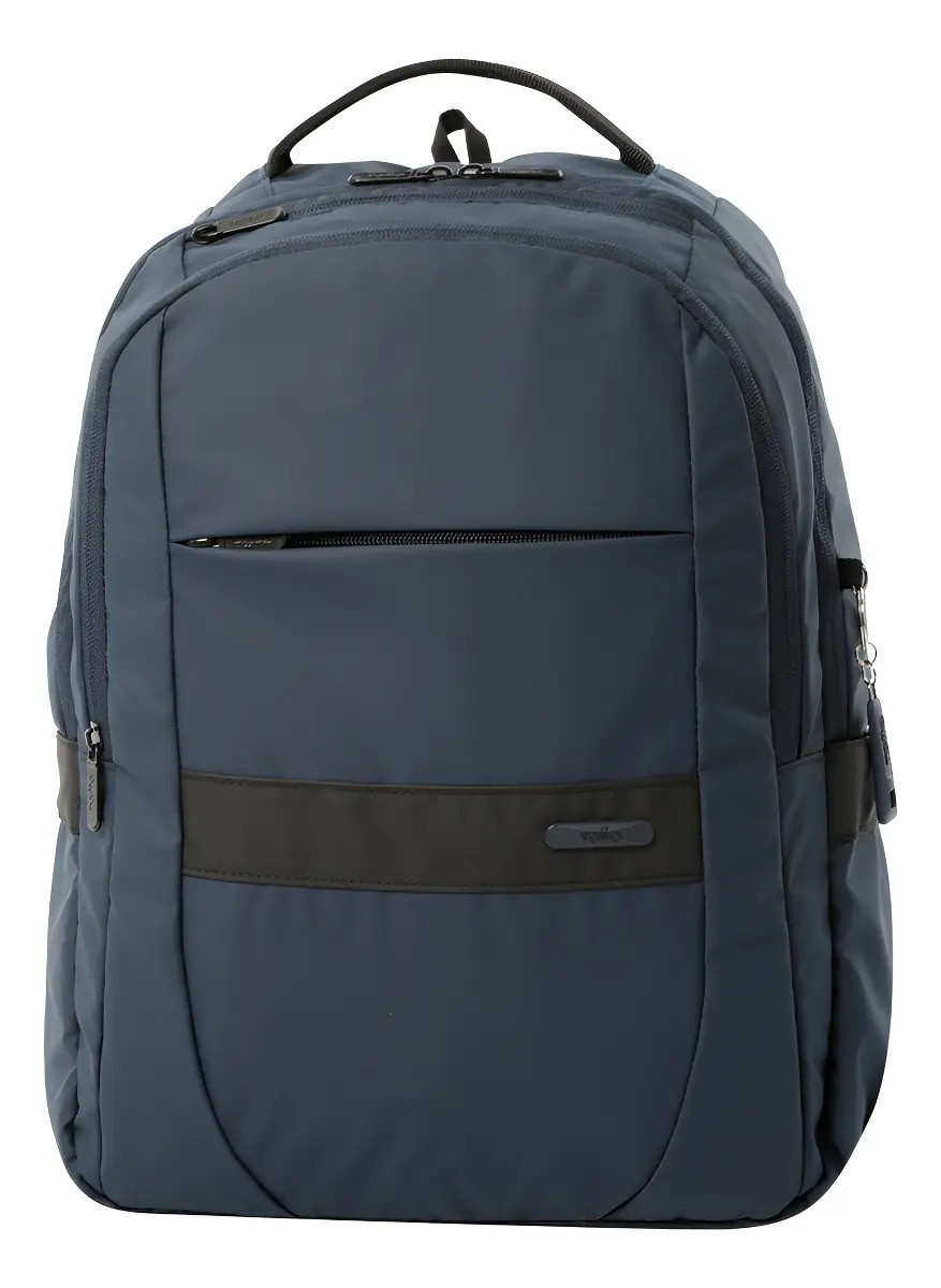 Morral Mochila Para Hombre Porta Pc Azul Wivetto Totto