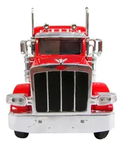 Comprar Camion A Escala Peterbilt 389 Plataforma Tractor Y Heno 1:32