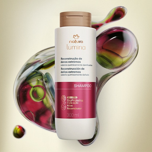Natura Lumina Kit Shampoo + Cond. - Reconst. Danos Extremos