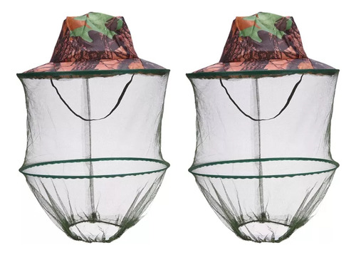 2 Sombreros De Camuflaje Para Pescar Insectos Apícolas Mosq