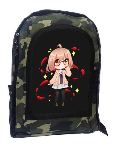 Mochila Camuflada Mirai Nikki Future Diary Yuno Gasai A8