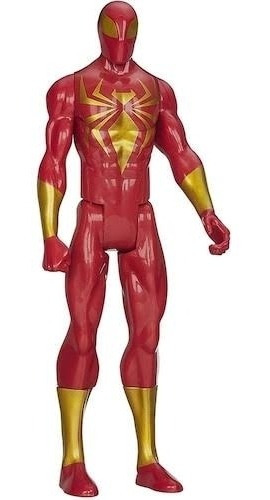 Boneco Iron Spider Marvel 30cm Articulado Da Hasbro.