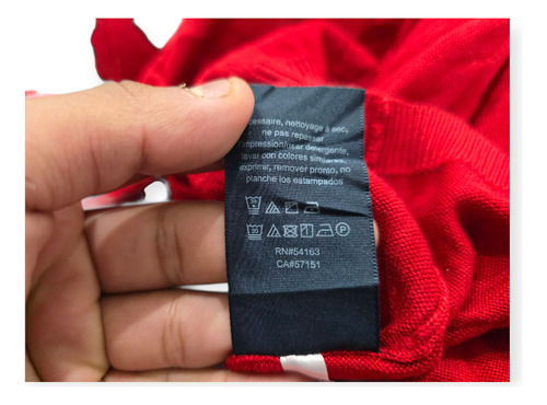 Sueter Tommy Hilfiger De Mujer Talla 2x Rojo Con Perrito (Usado)