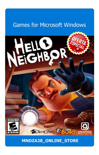 Imagen 1 de 7 de Hello Neighbor Juego Para Pc En Físico / Digital Original