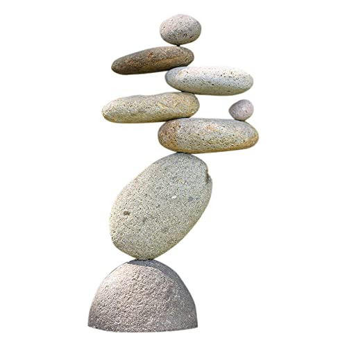 Eight-stone Balancing Cairn - Indoor/outdoor Garden Dec...