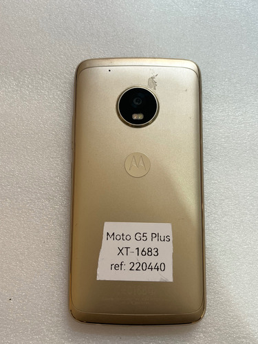Moto G5 Plus Quebrado Ouro (Usado)