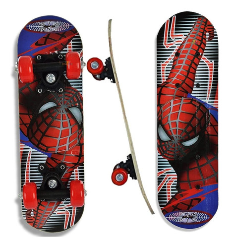 Patineta Skateboard Spiderman Niños Patinetas Hombre Araña