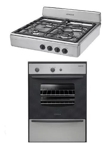 Combo26 Gas Longvie Horno H1500xf + Anafe A2600rxf