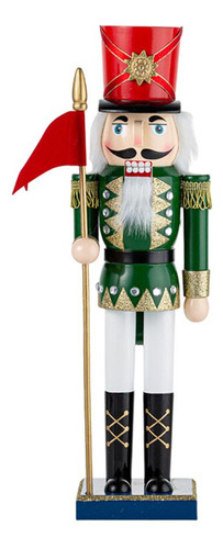 Marioneta De Soldado Cascanueces De Navidad De 39 Cm