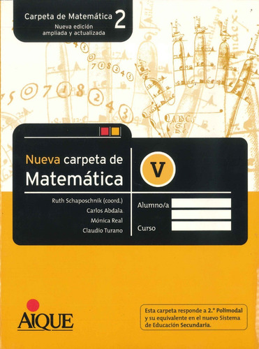 Nueva Carpeta De Matemática V Por Aique