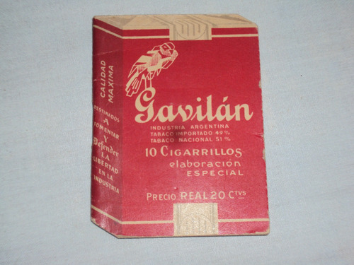 Vs Lote 4 Libretas De Bolsillo Cigarrillos Gavilan (Usado)