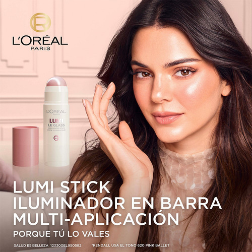 Iluminador En Barra Lumi Highlight Stick De L'Óréal Paris Cream Chic