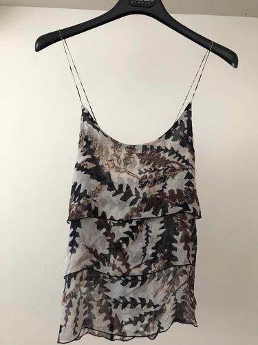 Musculosa Ayres T Xs De Algodón Y Seda Impecable