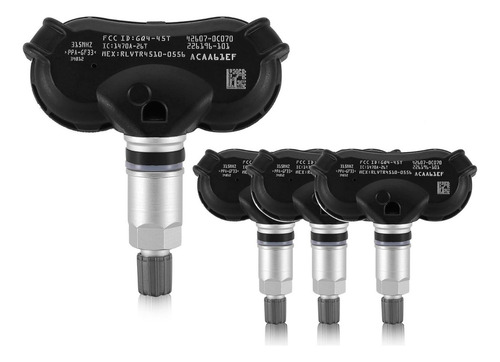 4x Sensores Tpms Presion 315mhz Para Sienna 2015 2016 2017