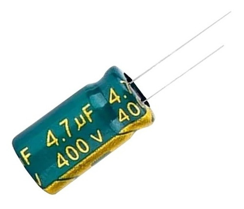 10 Condensadores 400v 4.7uf Electroliticos 105° Grados