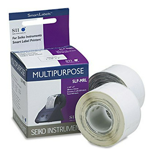 Seiko Smartlabel Slp-mrl Multipurpose Label, 440-etiquetas D