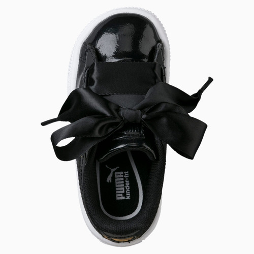 tênis puma basket heart glam preto