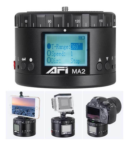 Cabeça Panorâmica Motorizada Afi Ma2 360 Time-lapse Câmeras
