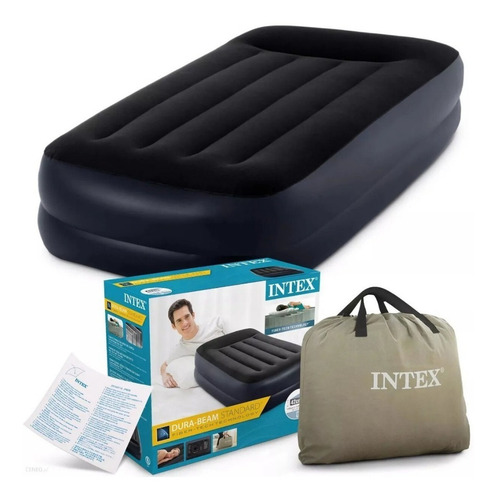 Imagen 4 de 9 de Colchón Inflable Eléctrico Intex 1,5 Plazas // Bamo