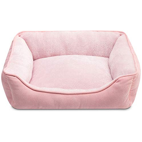 Hollypet Cama Rectangular De Felpa Para Perros Y Gatos, Cama