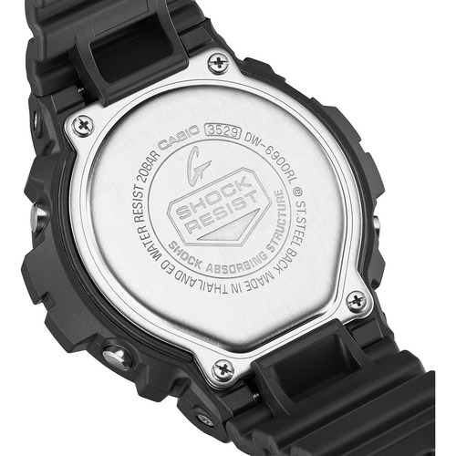 Reloj Casio G-shock Moda Modelo: Dw-6900rl-1cr Correa Negro