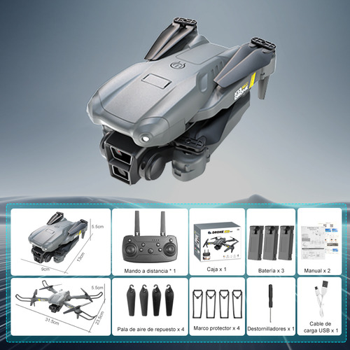 Fij Mini Drone Con Dual Camara K13max Rc Dron 3 Baterias,drones Profesionales, El Mejor Regalo