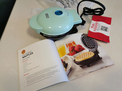Dash Mini Wafle Maker Waflera Dmw001aq Mini Maker 110v Eeuu Agua