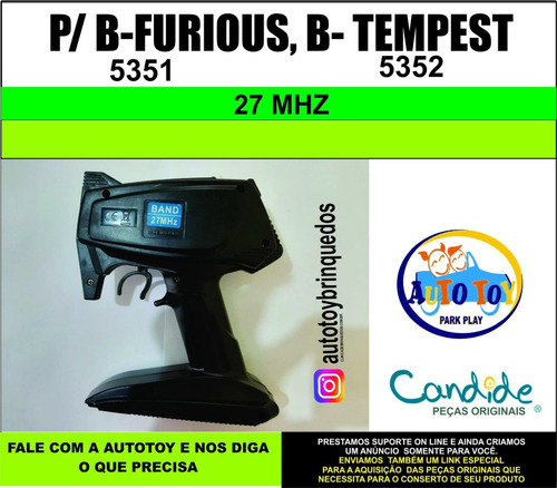 B- Furious 5351 - Ben 10 - Controle 27mhz