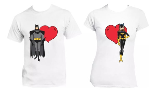 Playera Parejas Batm Y Batich Amor Y Amistad Novios