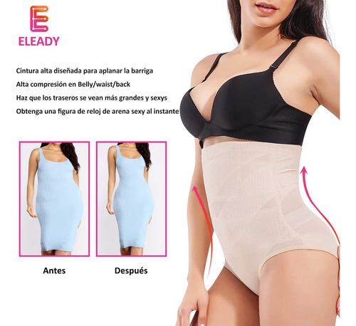 Eleady Pantalón Corto Moldeador Bragas Faja Para Mujer