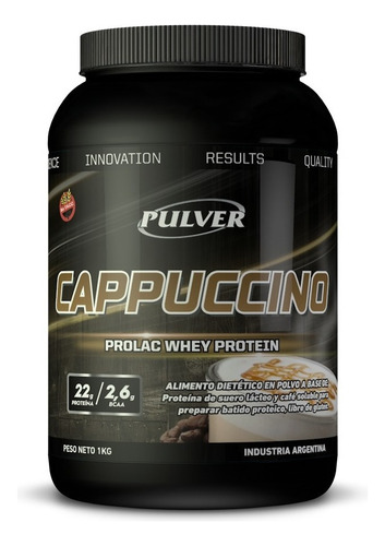 Cappuccino X 1 Kg Prolac Whey Protein Pulver Sin Tacc