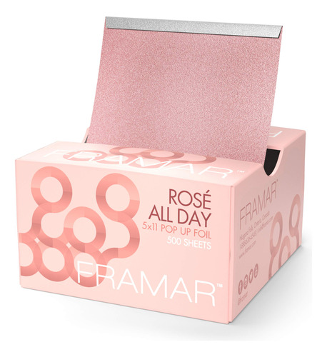 Framar Rose - Lamina Para El Pelo, Hojas De Aluminio, Lamina